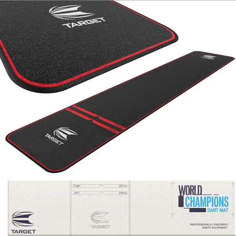 Target Darts World Champion Dart Mat-4-Red-Premier Darts