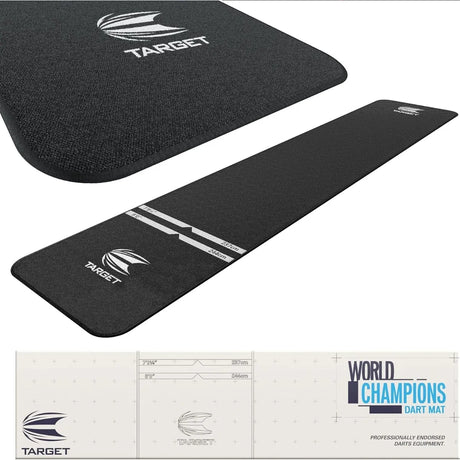Target Darts World Champion Dart Mat-5-White-Premier Darts