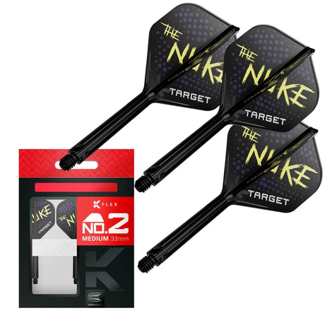Target Darts Luke 'The Nuke' Littler K-Flex Flight System No2-9-Medium-Premier Darts