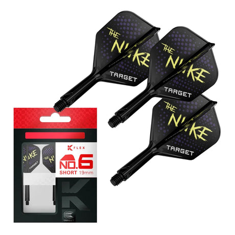 Target Darts Luke 'The Nuke' Littler K-Flex Flight System No6-5-Short-Premier Darts