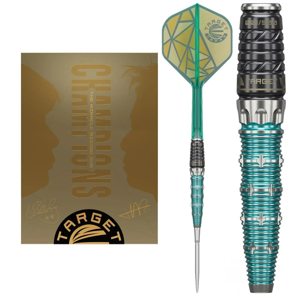 Target Japan The Miracle Rising Sun Limited Edition Champions Set 95% Tungsten Steel Tip Darts-1-23 GRAM-Premier Darts