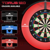 Mission Torus 120° Dartboard Lighting System-2-Black-Premier Darts