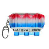 L-Style Darts N9 Krystal One Tri-Colour Blue Hawaii Flight Case-1-Premier Darts