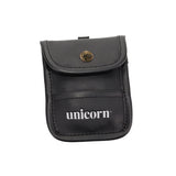Unicorn Black Leather Pouch
