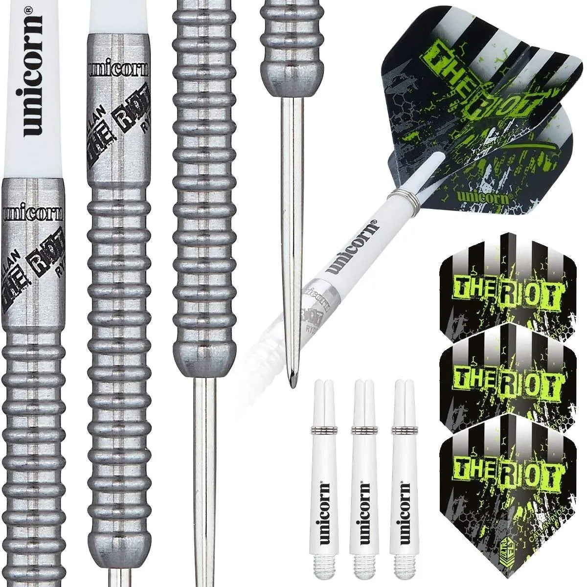 Unicorn Callan Rydz Contender 90% Tungsten Steel Tip Darts-4-22 GRAM-Premier Darts