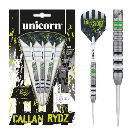 Unicorn Callan Rydz The Riot 80% Tungsten Steel Tip Darts