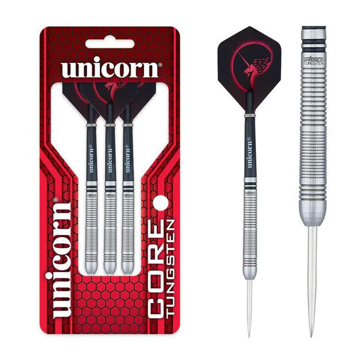 Unicorn Core 80% Tungsten Steel Tip Darts - Style 2 – Premier Darts