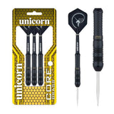 Unicorn Core Black Brass Steel Tip Darts - Style 2