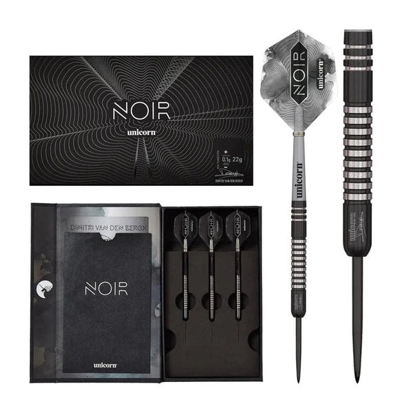 ダーツ Dimitri van den Bergh 23g noir Unicorn Dimitri van den Bergh NOIR Darts Review - YouTube