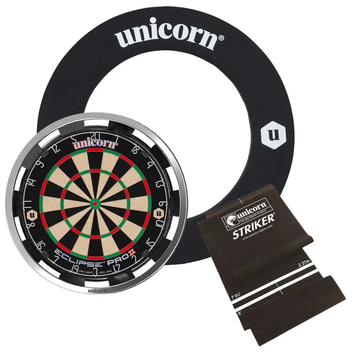Unicorn Eclipse Pro 2 Dartboard Ultimate Custom Bundle