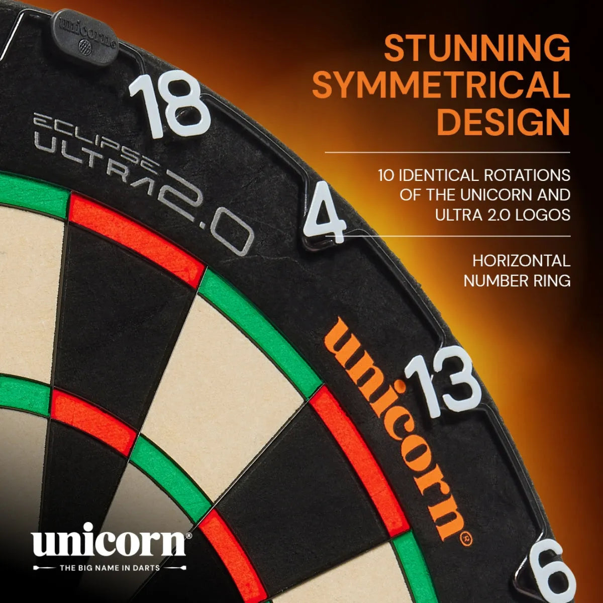 Unicorn Eclipse Ultra 2.0 Dartboard Ultimate Custom Bundle-4-None-Solar Flare-None-Premier Darts