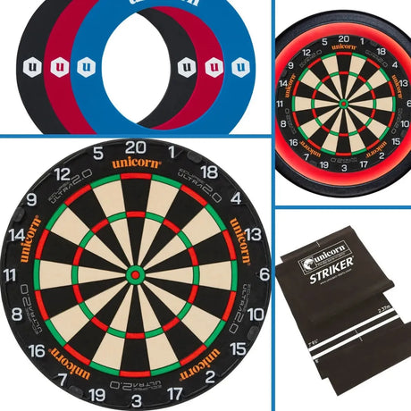 Unicorn Eclipse Ultra 2.0 Dartboard Ultimate Custom Bundle