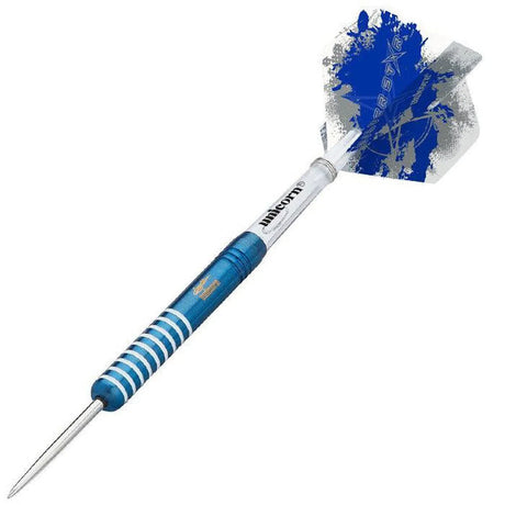 Unicorn Gary Anderson Blue Silver Star 80% Tungsten Steel Tip Darts