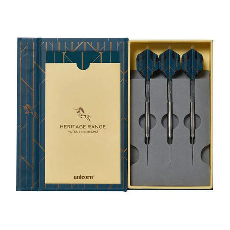 Unicorn Heritage 1976 T90 Twin RInged 90% Tungsten Steel Tip Darts