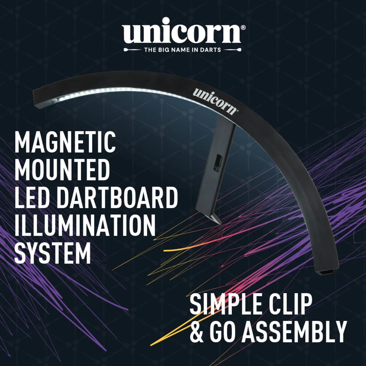 Unicorn Illuminated LED Solar Beam