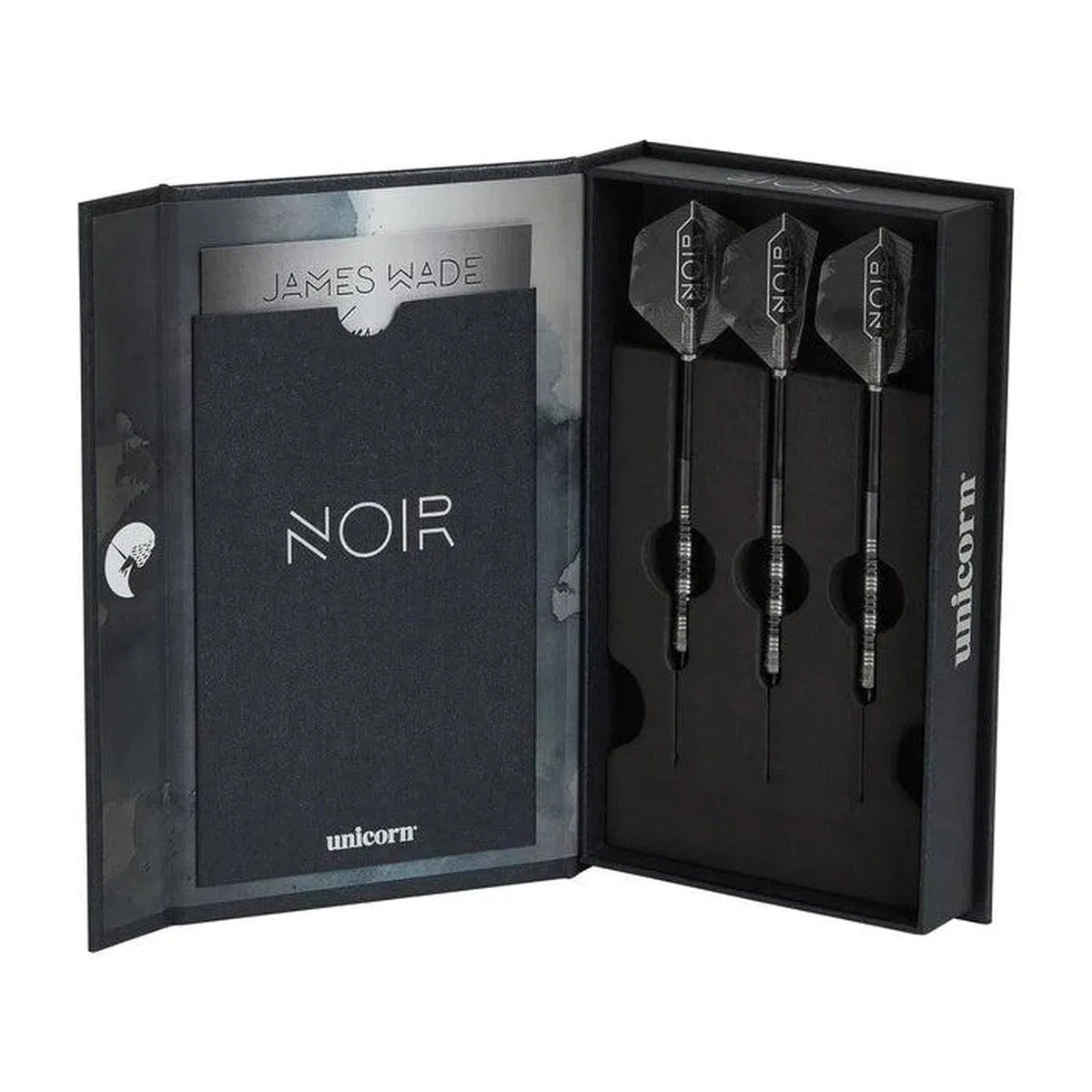 Unicorn James Wade Deluxe Noir 90% Tungsten Steel Tip Darts