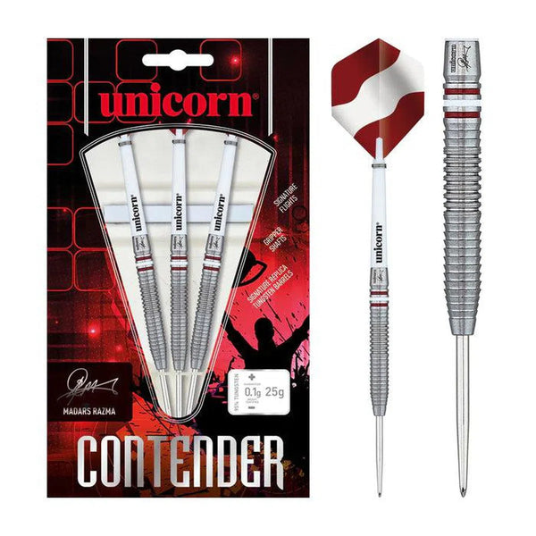 Unicorn Madars Razma Contender 95% Tungsten Steel Tip Darts-1-25 GRAM-Premier Darts