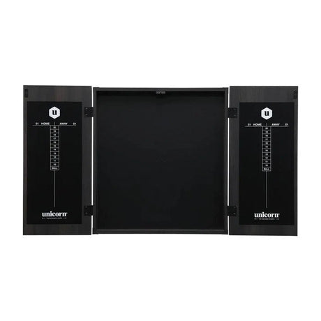Unicorn Maestro Black Dartboard Cabinet