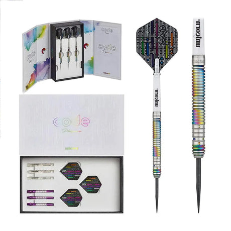Unicorn Michael Smith Code 90% Tungsten Steel Tip Darts