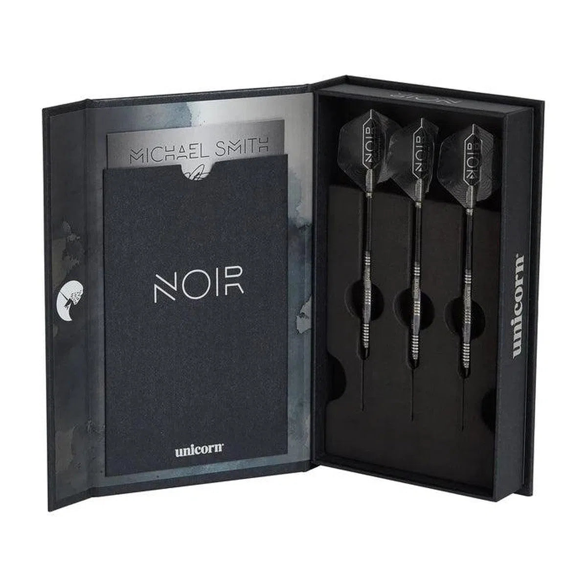 Unicorn Michael Smith Noir 90% Steel Tip Darts - Premier Darts