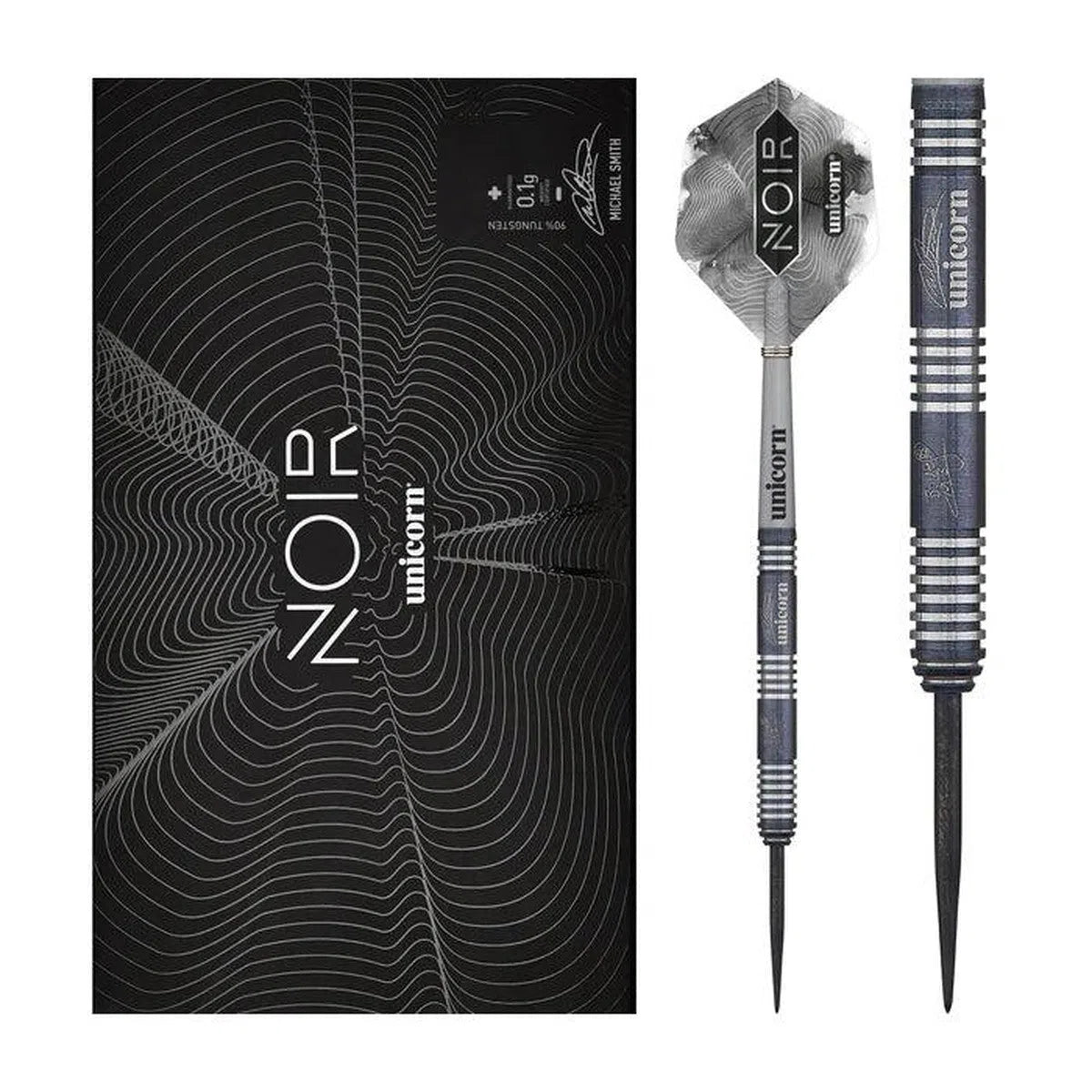 unicorn NOIR MICHAEL SMITH STEEL ユニコーン Unicorn Michael Smith Noir 90% Steel Tip Darts – Premier Darts