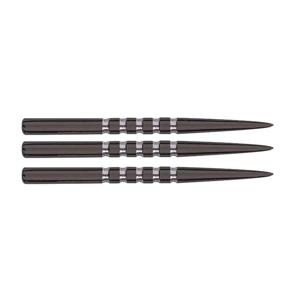 Unicorn Needle Black 5 Groove Points-1-Black-38mm-Premier Darts