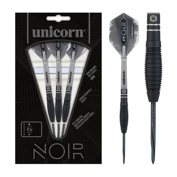 Unicorn Noir Style 1 90% Tungsten Steel Tip Darts-1-21 GRAM-Premier Darts