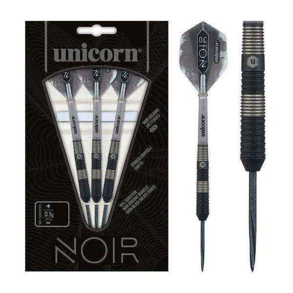 Unicorn Noir Style 3 90% Tungsten Steel Tip Darts-1-22 GRAM-Premier Darts