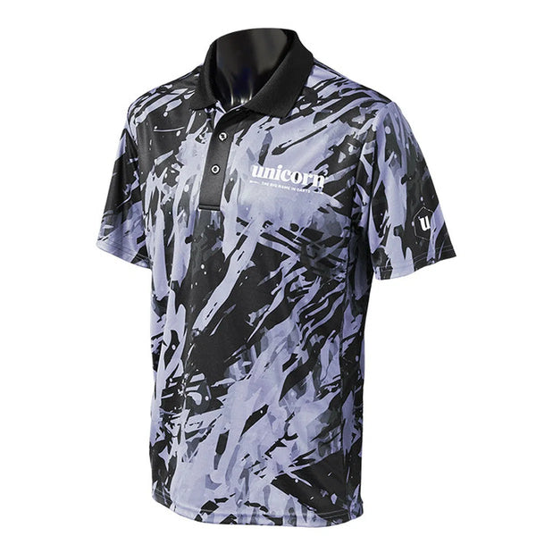 Unicorn Pro-Tech Camo Shirt - Grey-1-SMALL-Premier Darts