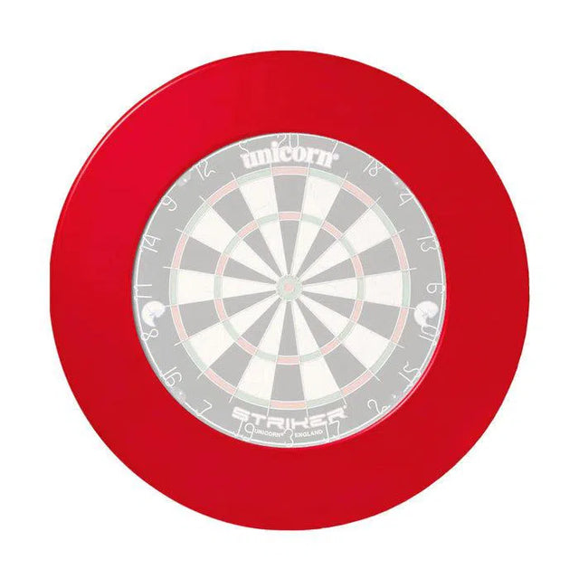 Unicorn Professional Heavy Duty Dartboard Surround  Red
