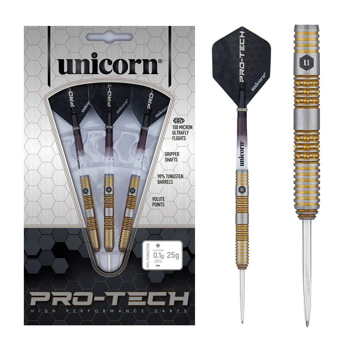 Unicorn steeltip dartpijlen tungsten 23g - professionele darts set bij Planet Happy Unicorn steeltip dartpijlen tungsten 23g - professionele darts set bij Planet Happy