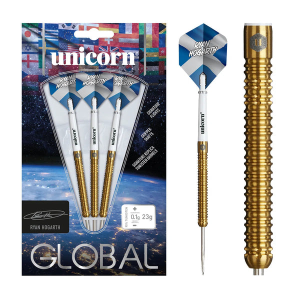 Unicorn Ryan Hogarth Global 95% Tungsten Steel Tip Darts-1-23 GRAM-Premier Darts