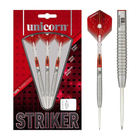 Unicorn T80 Striker Style 2 80% Tungsten Steel Tip Darts