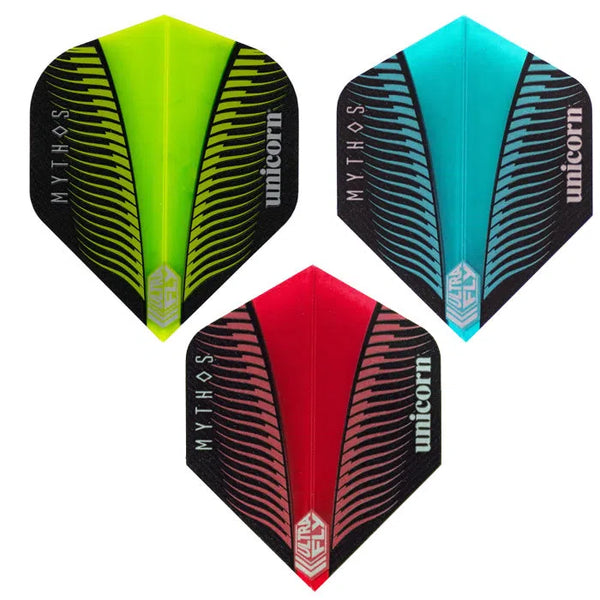 Unicorn Ultrafly Big Wing Mythos Griffin Dart Flights-1-Lime-Premier Darts