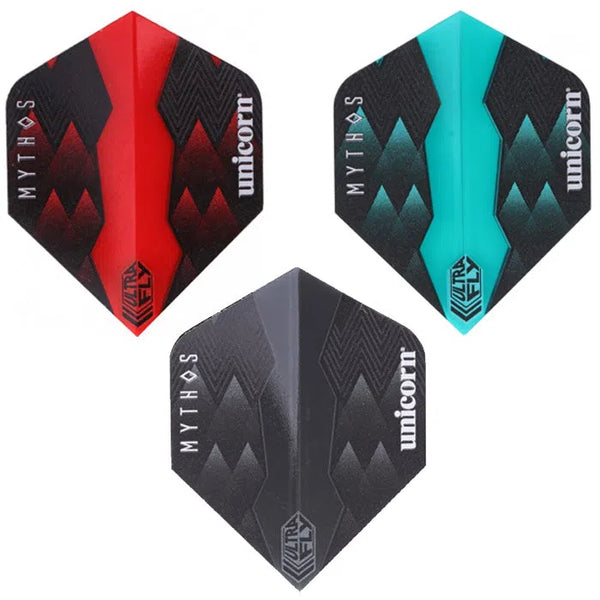 Unicorn Ultrafly Big Wing Mythos Hydra Dart Flights-1-Grey-Premier Darts