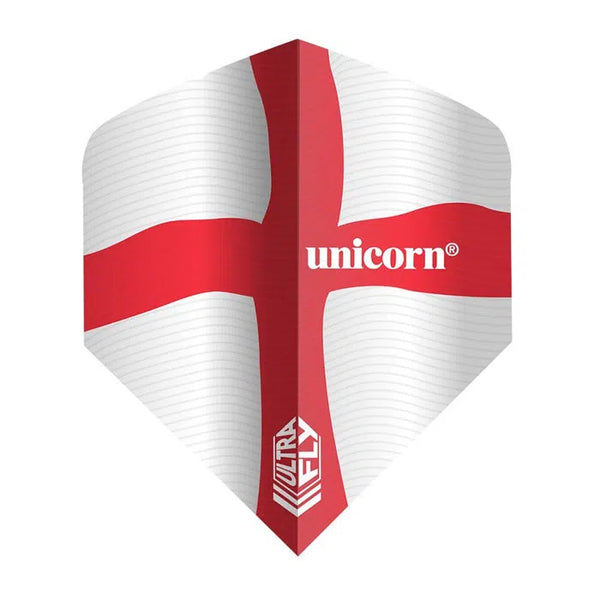 Unicorn Ultrafly Big Wing St Gerorge Flag Ripple Dart Flights-1-Premier Darts