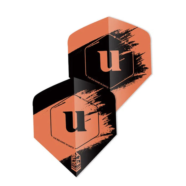Unicorn Ultrafly Big Wing Team Unicorn Orange Dart Flights-1-Premier Darts