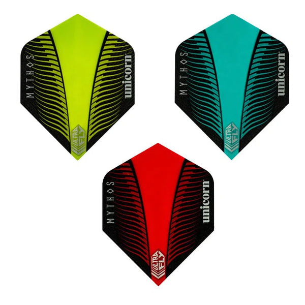 Unicorn Ultrafly Plus Mythos Griffin Dart Flights-1-Lime-Premier Darts