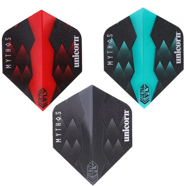Unicorn Ultrafly Plus Mythos Hydra Dart Flights-1-Grey-Premier Darts