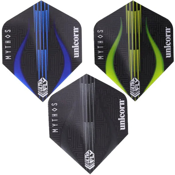 Unicorn Ultrafly Plus Mythos Minotaur Dart Flights-1-Blue-Premier Darts