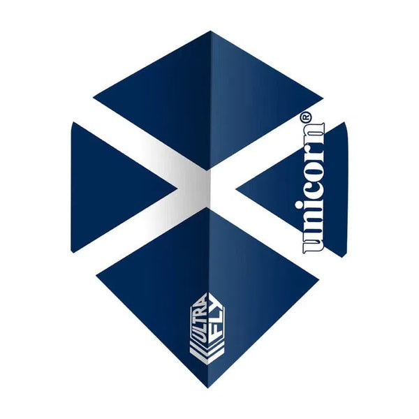 Unicorn Ultrafly Plus Scotland Flag Dart Flights-1-Premier Darts