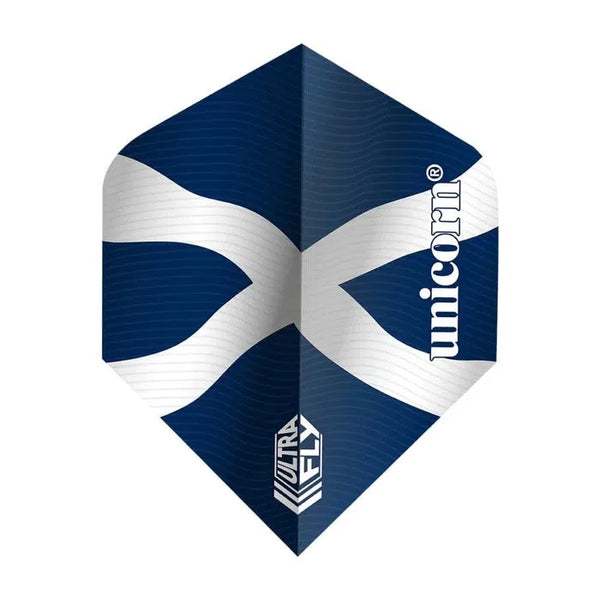 Unicorn Ultrafly Plus Scotland Flag Ripple Dart Flights-1-Premier Darts