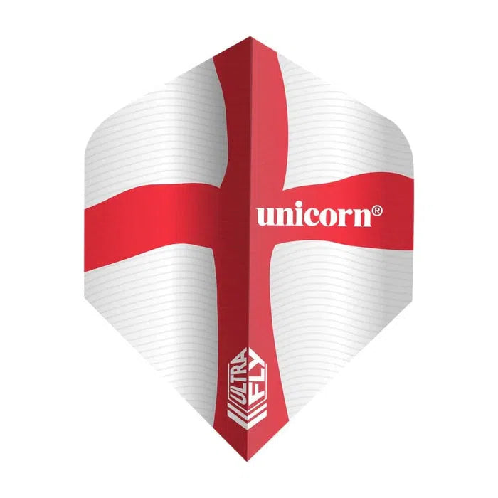 Unicorn Ultrafly Plus St Gerorge Flag Ripple Dart Flights