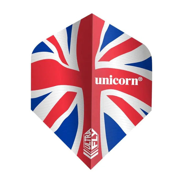 Unicorn Ultrafly Plus Union Jack Ripple Dart Flights-1-Premier Darts