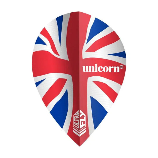 Unicorn Ultrafly Xtra Pear Union Jack Ripple Dart Flights-1-Premier Darts