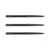 Unicorn Darts Volute Shark Fin Large Steel Dart Points-2-Black-36mm-Premier Darts