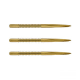 Unicorn Darts Volute Shark Fin Large Steel Dart Points-3-Gold-36mm-Premier Darts