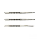 Unicorn Darts Volute Shark Fin Large Steel Dart Points-4-Silver-36mm-Premier Darts