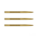 Unicorn Darts Volute Shark Fin Micro Steel Dart Points-3-Gold-42mm-Premier Darts