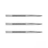 Unicorn Darts Volute Shark Fin Micro Steel Dart Points-4-Silver-42mm-Premier Darts